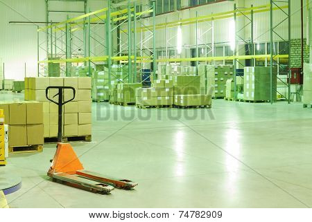 Wharehouse With Trolley