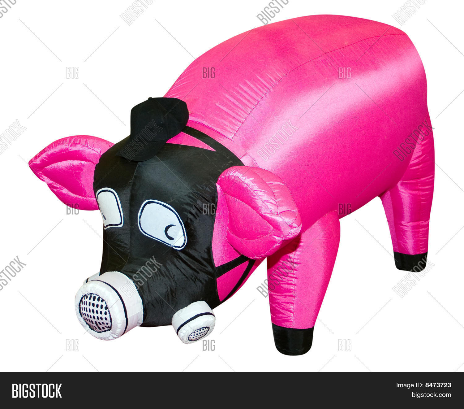 Pink Pig Gas Mask Image & Photo Bigstock