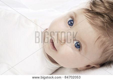 beautiful baby portrait