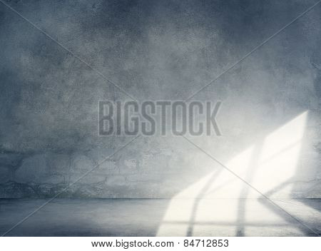 Room Interior Indoors Concrete Wall Soild Structure Concept