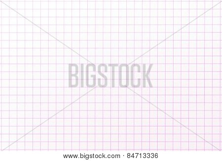 Graph grid paper with red lines. Slight highlight on upper left. Shot square to image dimension