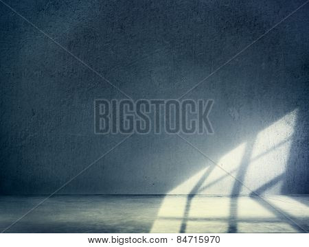 Room Interior Indoors Concrete Wall Soild Structure Concept