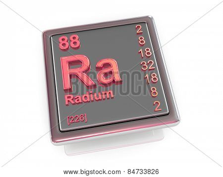 Radium. Chemical element. 3d