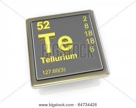 Tellurium. Chemical element. 3d