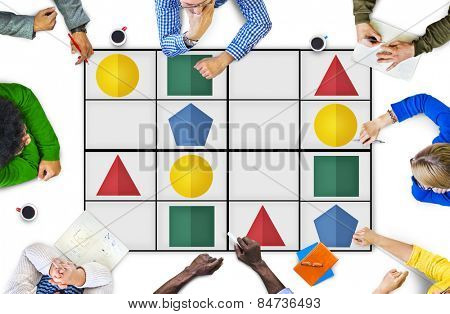 Sudoku Puzzle Problem Solving Leisure Games Concept