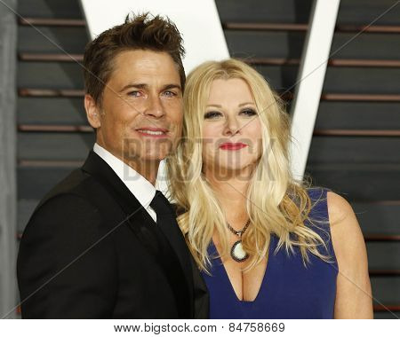 LOS ANGELES - FEB 22:  Rob Lowe, Sheryl Lowe at the Vanity Fair Oscar Party 2015 at the Wallis Annenberg Center for the Performing Arts on February 22, 2015 in Beverly Hills, CA