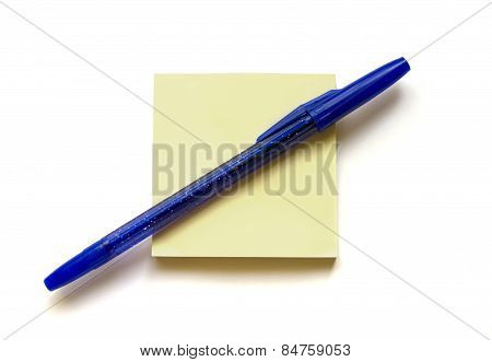 Pen and note