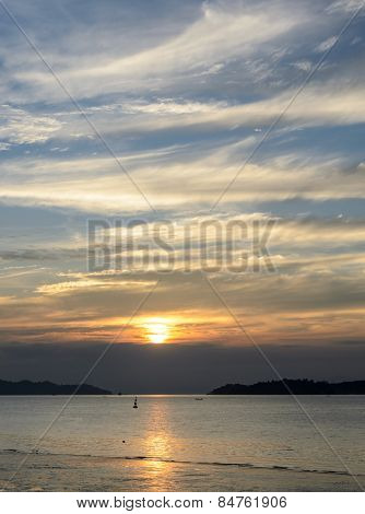 Dramatic Sunset Sky On Andaman Sea