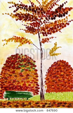 automne dans le parc