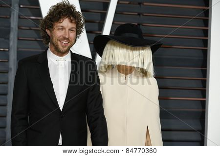 LOS ANGELES - FEB 22:  Sia at the Vanity Fair Oscar Party 2015 at the Wallis Annenberg Center for the Performing Arts on February 22, 2015 in Beverly Hills, CA