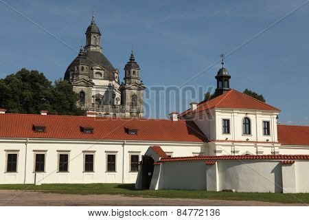 Pazaislis monastery in Kaunas, Lithuania.