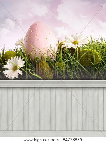 Happy Easter Spring background/backdrop
