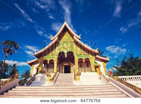Buddhist temple in Luang Prabang,Laos