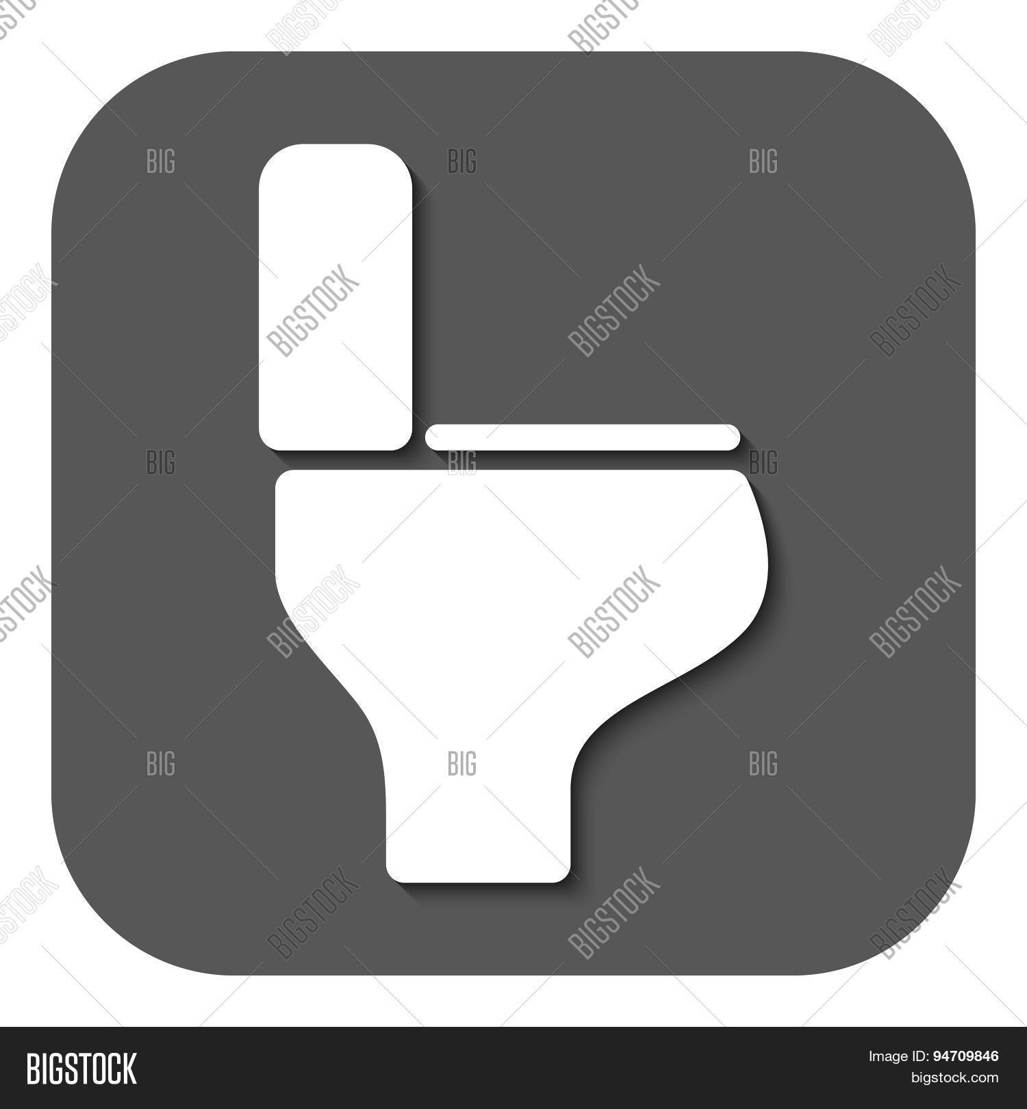Toilet Icon. Restroom Vector & Photo (Free Trial) Bigstock