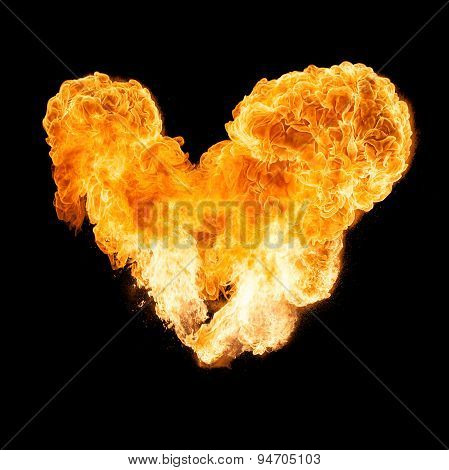 Heart Shaped Fireball