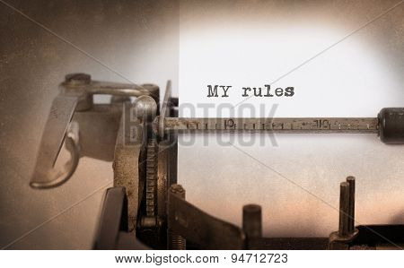 Vintage Typewriter
