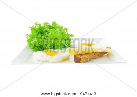 Zwei Spiegeleier