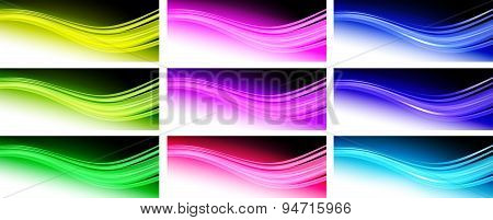 Abstract wavy background Vector design