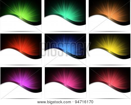 Abstract wavy background Vector design