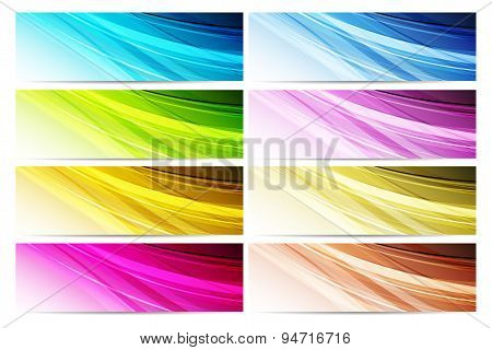 Abstract wavy background Vector design