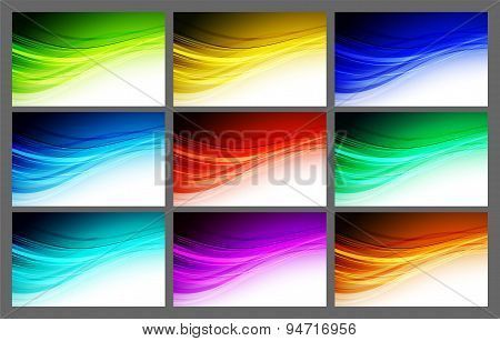Abstract wavy background Vector design