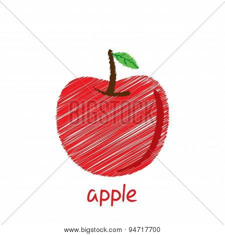 apple fruit design
