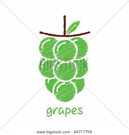 grapes fruit design