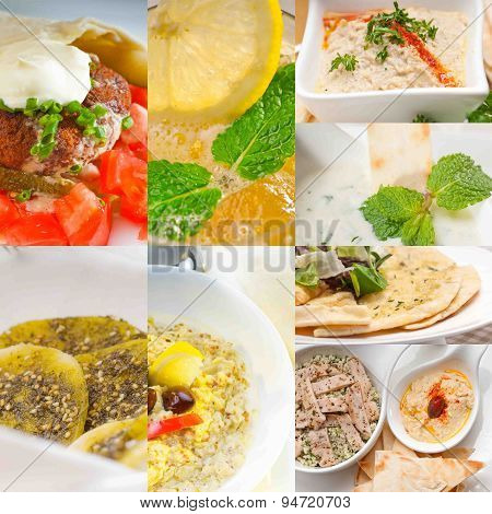 Middle East Food Collage