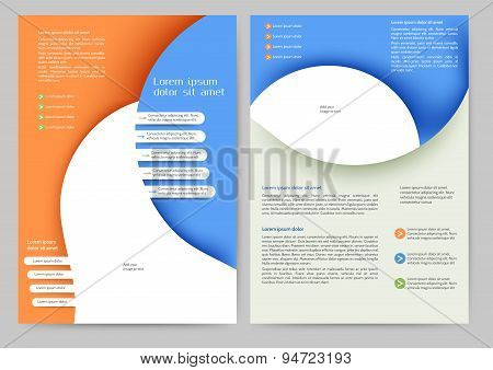 Abstract Colored Brochure