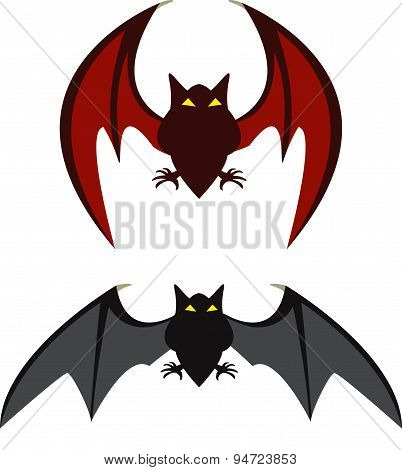 Red Bat And Black Bat