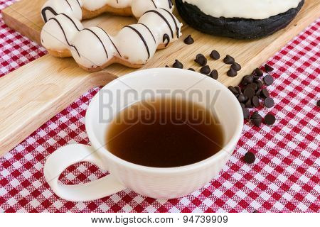 Doughnut Or Donut Coffee Break