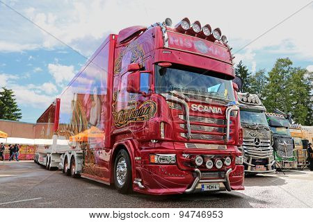 Scania R560 Truck Madonna Of Ristimaa, Finland