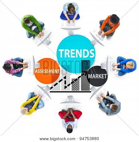 Trends Assessment Market Fashion Contemporary Concept