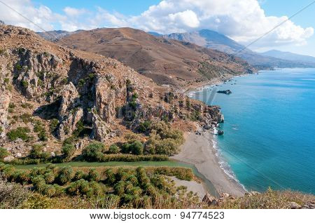 Preveli Palm Beach