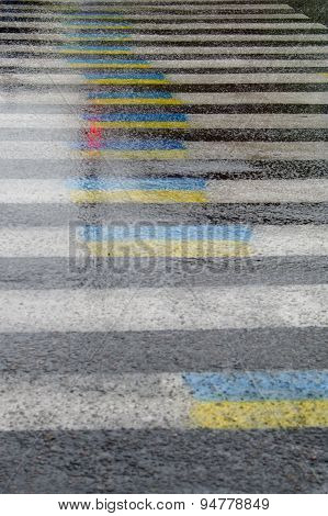 Ukrainian Zebra Crossing