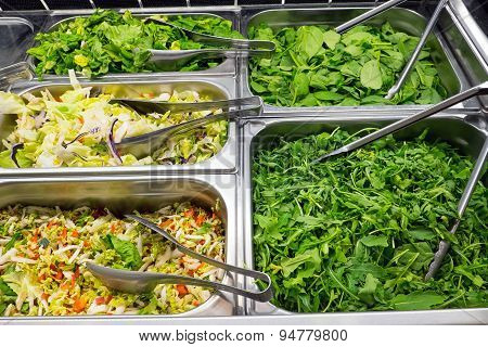 Different kinds of salad