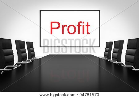 Conference Room With Whiteboard Profit