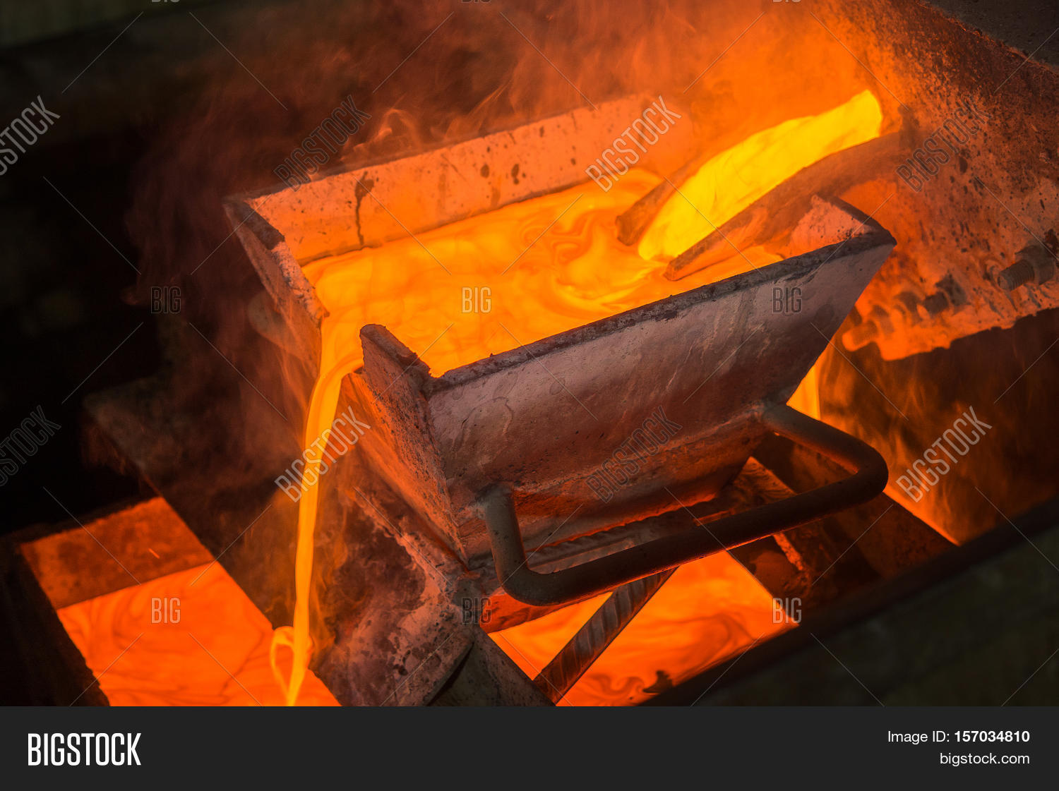 Casting Gold Factory. Image & Photo (Free Trial) Bigstock
