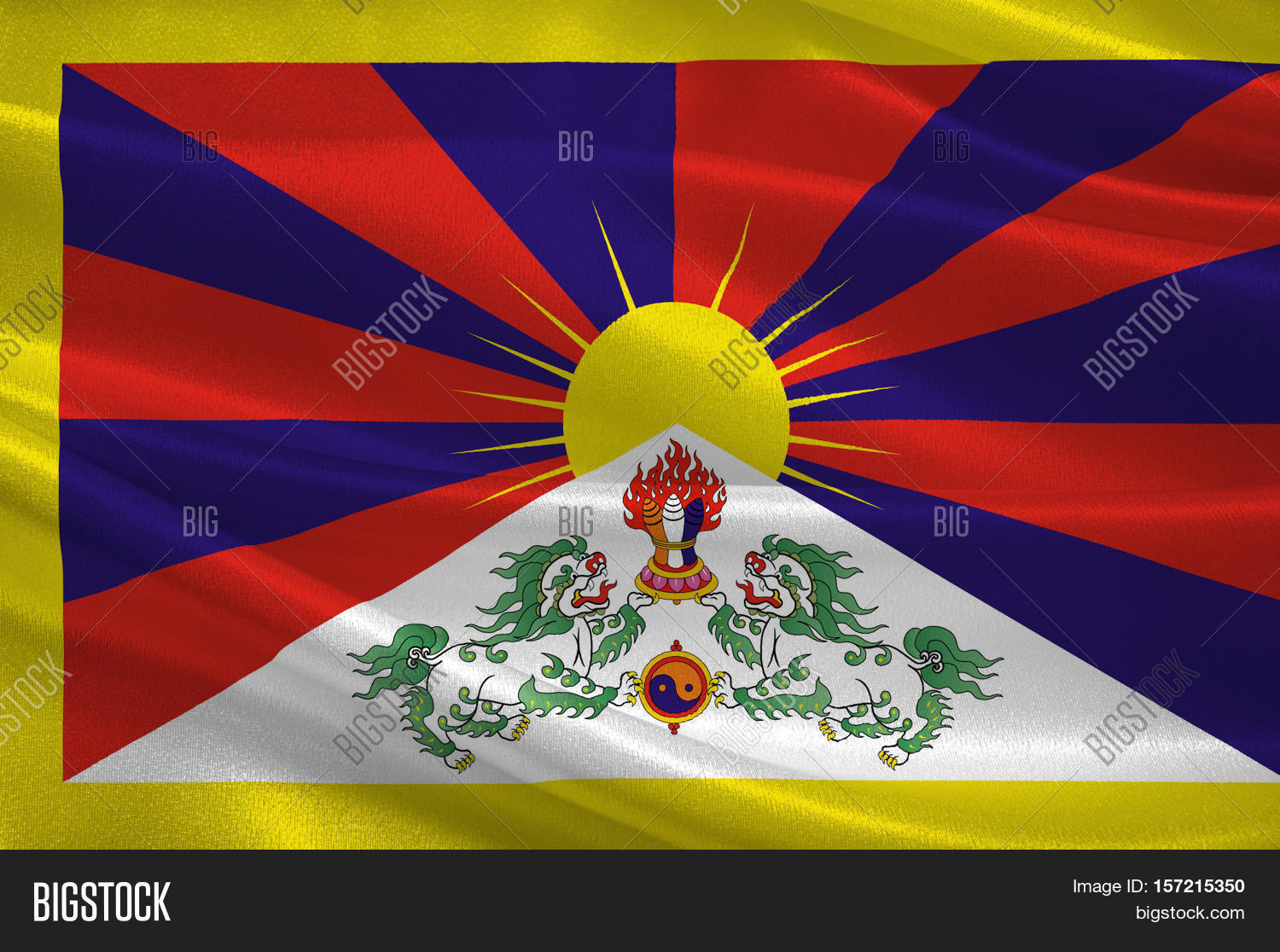 flag tibet autonomous image