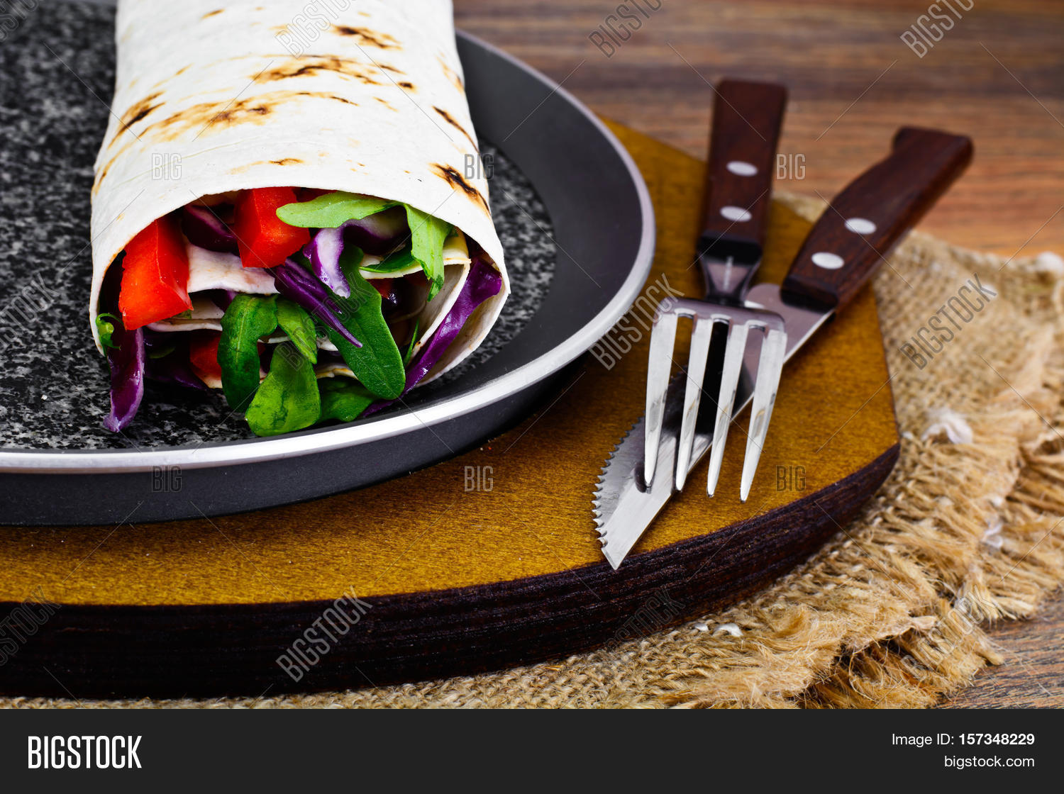 Shawarma Lavash Image & Photo (Free Trial) Bigstock