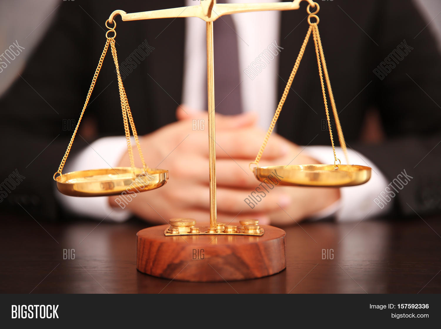 Court Scales On Table Image & Photo (Free Trial) Bigstock