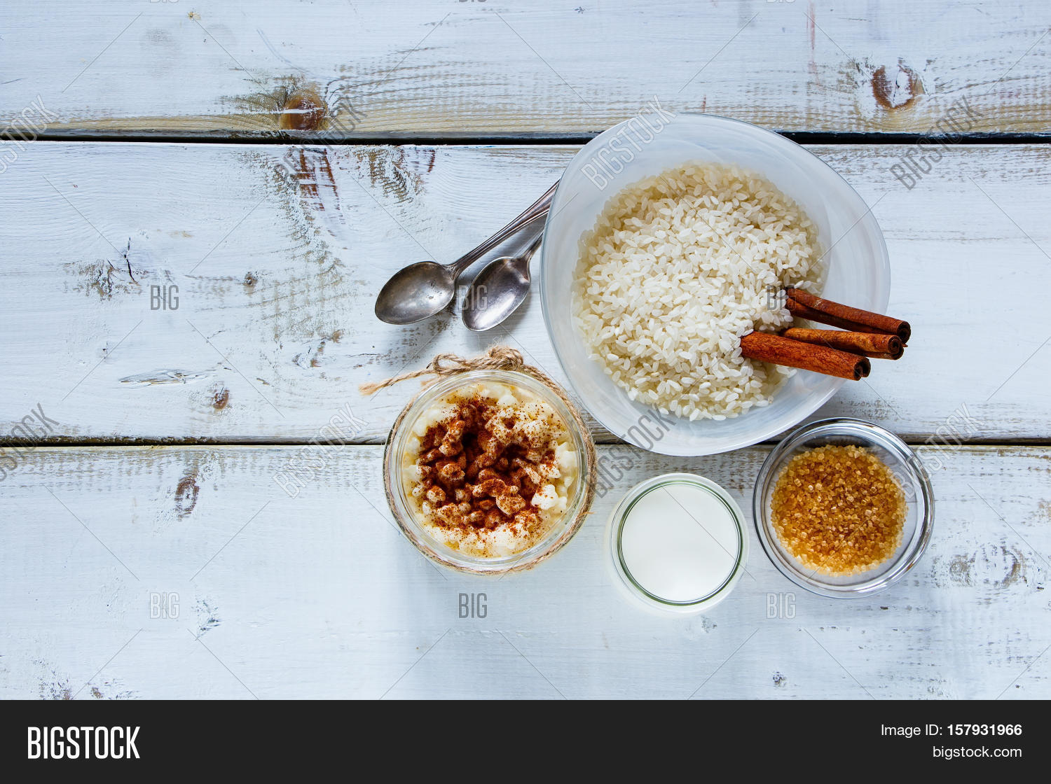 Jar Rice Pudding Image & Photo (Free Trial) Bigstock