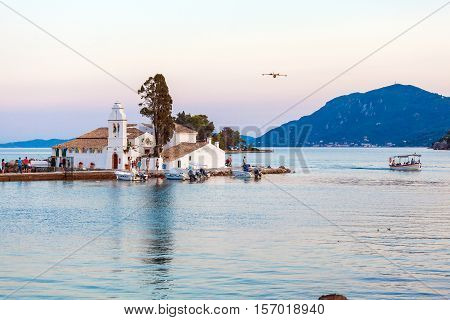 Vlacherna Orthodox Monastery In Corfu