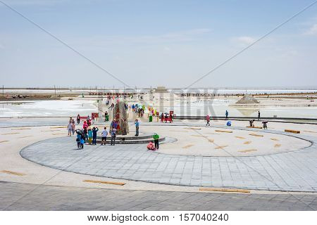 Chaqia Salt Lake And Mine, Xining, China