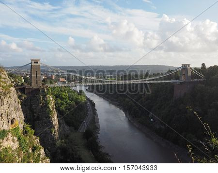 Clifton Suspension Bridge In Bristol