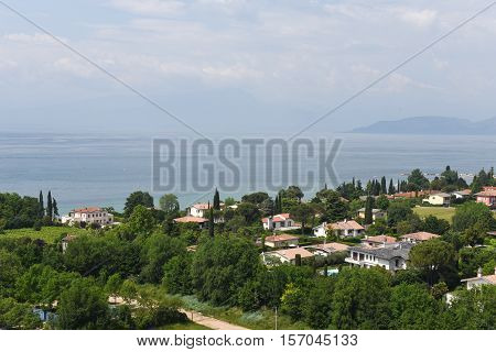 the beautiful Largo di Garda in Italy