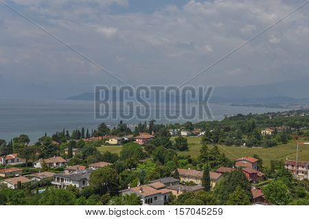 the beautiful Largo di Garda in Italy