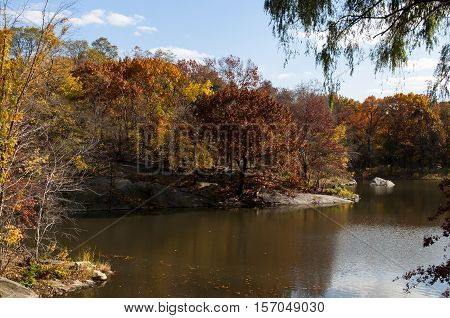 Autumn On Central Park, New York