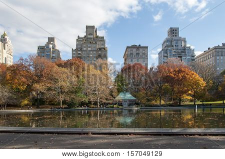View Of Manhttan Buildings From Central Park, New York