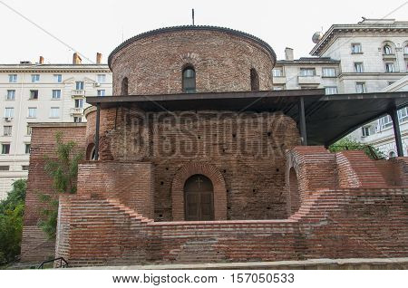 Rotunda Sveti Georgi In Sofia, Bulgaria, Side View